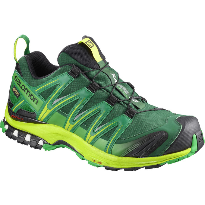 SALOMON UK XA PRO 3D GTX® - Mens Trail Running Shoes Deep Green,GMCV56392